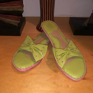 🌼 Spring Sale!!!! EEUC Børn Sandals green/pink